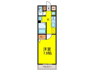 サリエンテス堺七道の物件間取画像